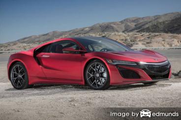 Insurance rates Acura NSX in Newark