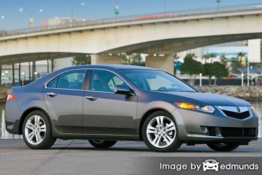 Insurance rates Acura TSX in Newark