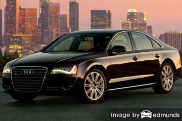 Insurance rates Audi A8 in Newark