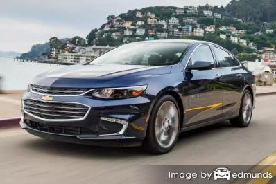 Insurance rates Chevy Malibu in Newark