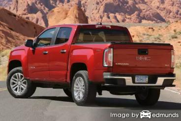 Insurance quote for GMC Canyon in Newark