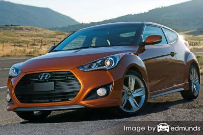 Insurance rates Hyundai Veloster in Newark