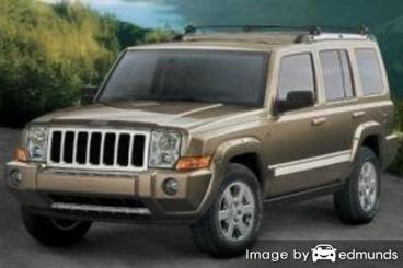 Insurance quote for Jeep Commander in Newark