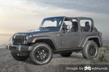 Insurance quote for Jeep Wrangler in Newark