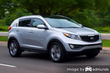 Insurance rates Kia Sportage in Newark