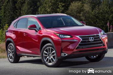 Insurance rates Lexus NX 300h in Newark