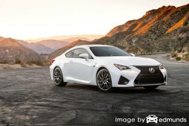 Cheapest Rate Quotes for Lexus RC F Insurance in Newark, NJ