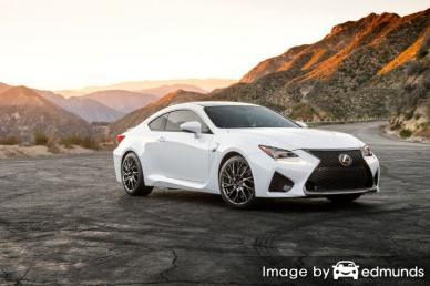 Insurance rates Lexus RC F in Newark