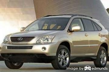 Insurance rates Lexus RX 400h in Newark