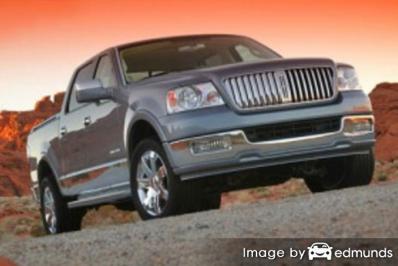 Insurance rates Lincoln Mark LT in Newark