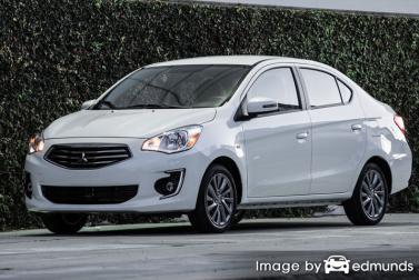 Insurance quote for Mitsubishi Mirage G4 in Newark