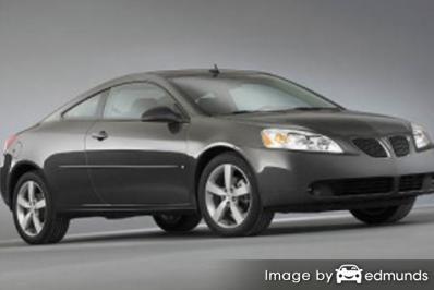 Insurance quote for Pontiac G6 in Newark