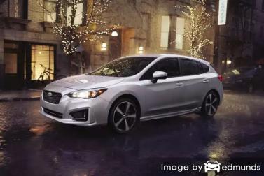 Insurance rates Subaru Impreza in Newark