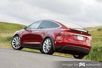 Insurance quote for Tesla Model X in Newark