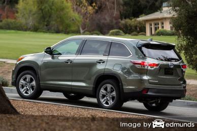 Insurance quote for Toyota Highlander Hybrid in Newark