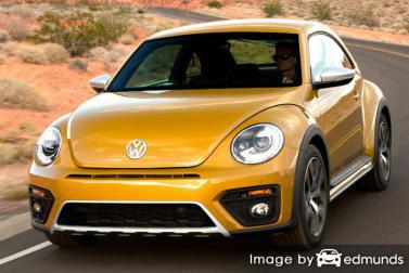 Insurance rates Volkswagen Beetle in Newark