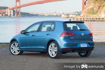 Insurance rates Volkswagen Golf in Newark